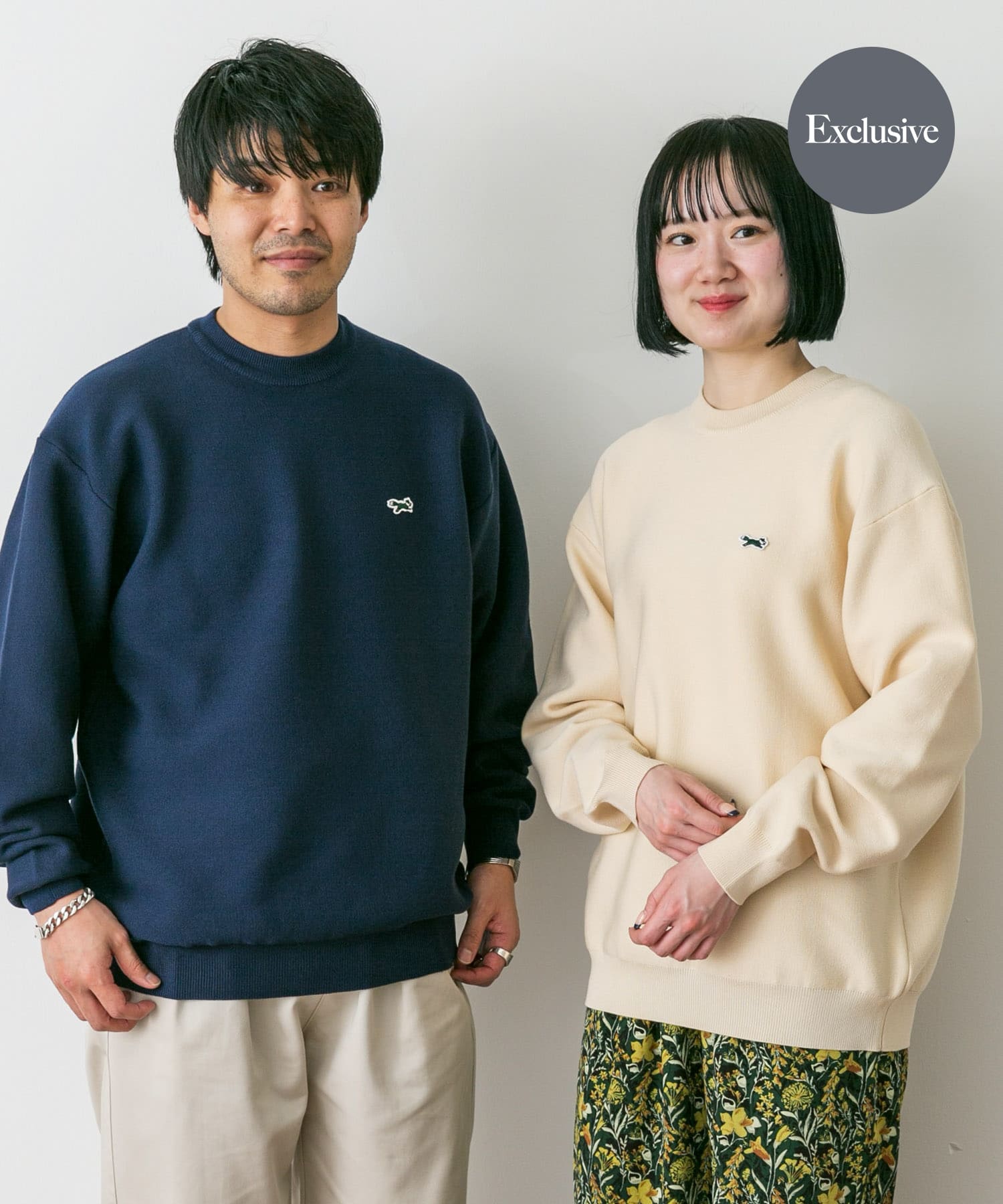 別注』PENNEYS×DOORS THE FOX クルーネックニット[DR44-12H404