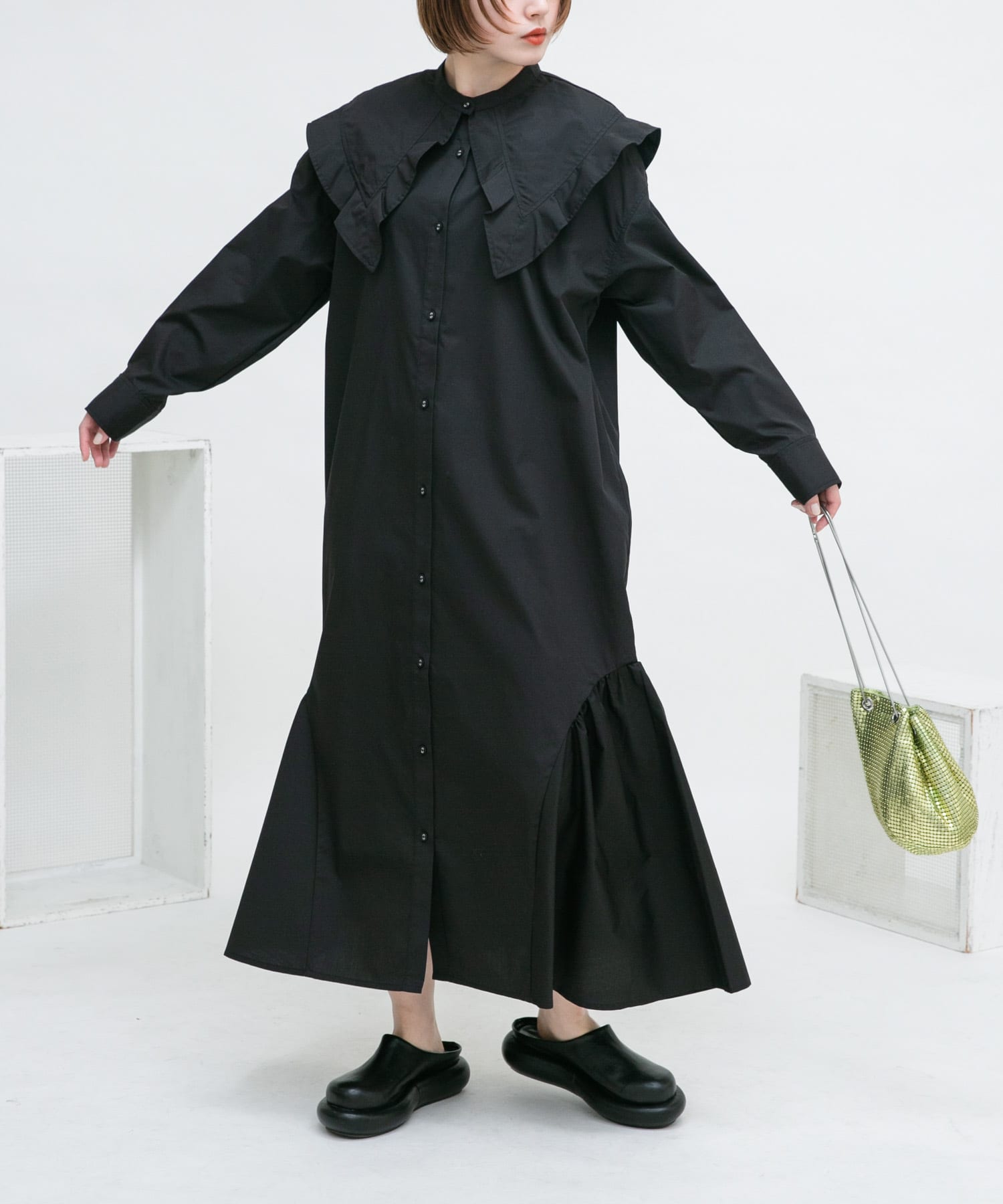 2WAYビッグカラーワンピース[KB44-26J100]｜URBAN RESEARCH公式ファッション通販