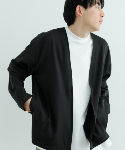 [ITEMS][シアーストレッチ ラップカーディガン]