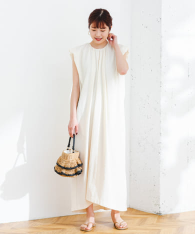 F by ROSSO フクレジャガードギャザーワンピース[RA45-26F501]｜URBAN RESEARCH公式ファッション通販
