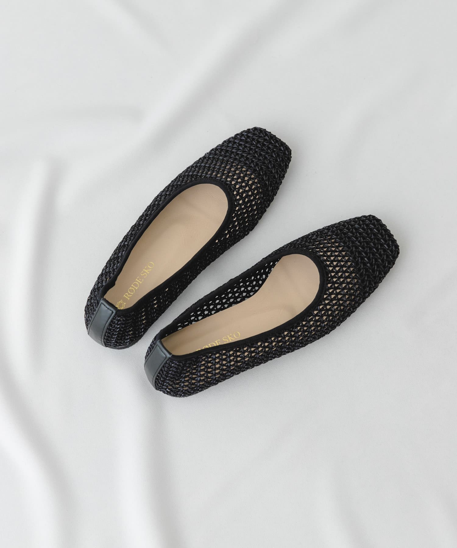 MADE IN JAPAN』スクエアメッシュフラットシューズ[XX45-2HU0201 MADE IN JAPAN』スクエアメッシュフラットシューズ[XX45-2HU0201
