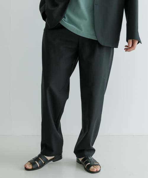 ATON　WOOL TROPICAL EASY PANTS