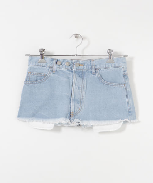 CURRENTAGE　DENIM DESIGN SKIRT