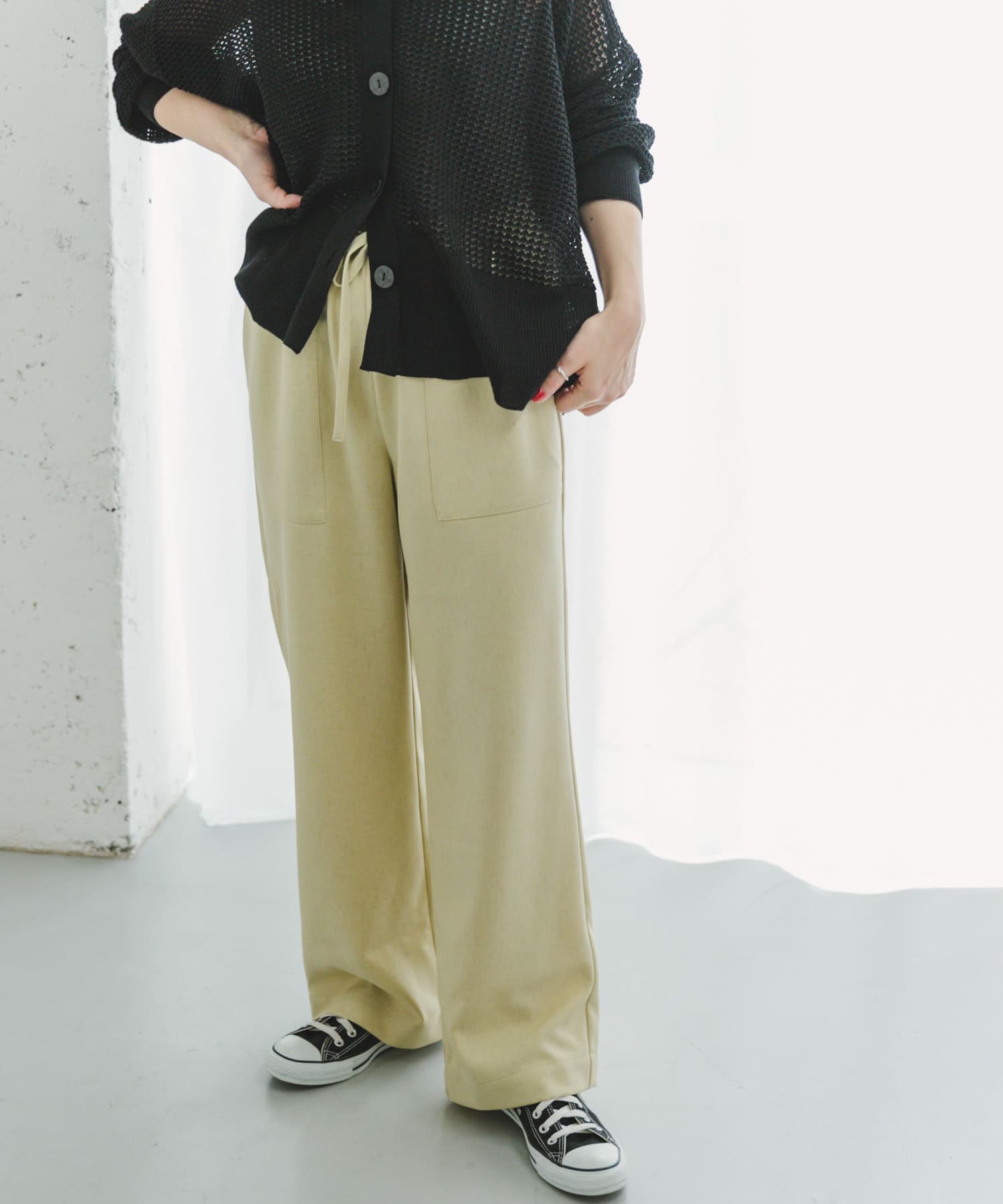 リネンライクイージーワイドパンツ[IT44-24A011]｜URBAN RESEARCH公式ファッション通販