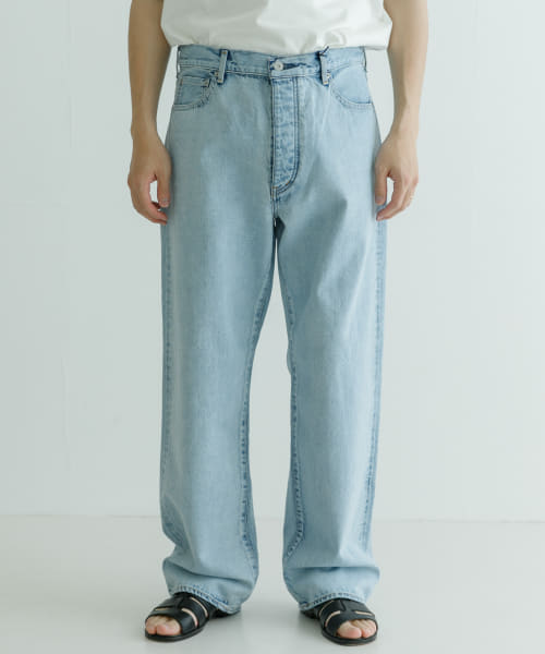 YLEVE　13.5ozDENIM STRAIGHT FADE
