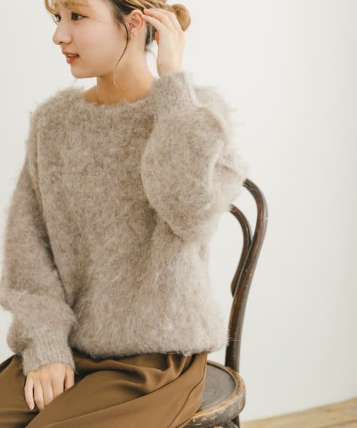 [ITEMS][ミックスシャギーニット]