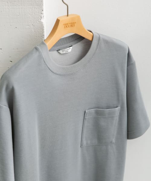 ダブルフェイス クルーネック ショートスリーブ Tシャツ