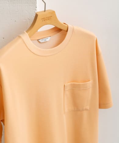 ダブルフェイス クルーネック ショートスリーブ Tシャツ