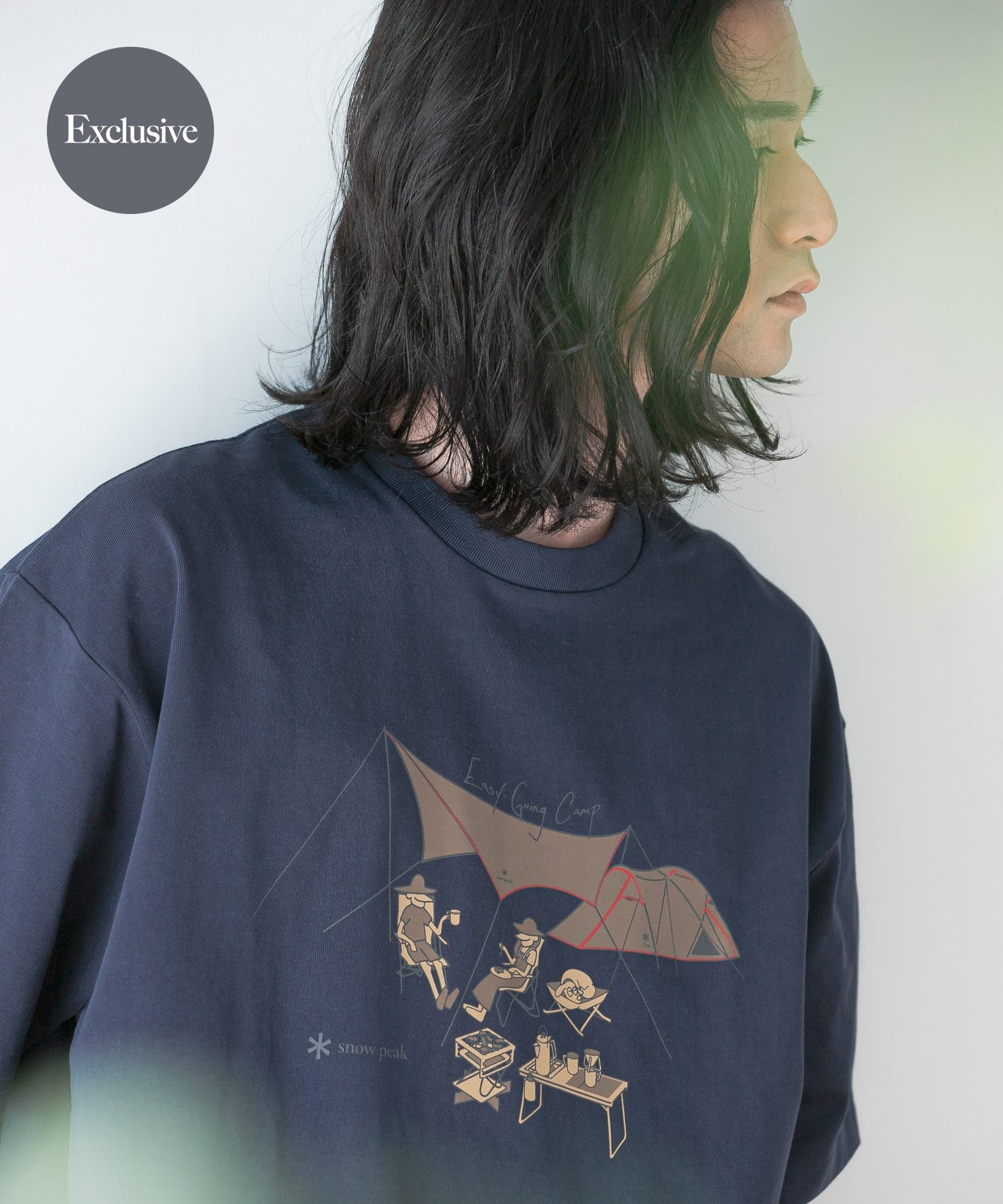 別注』Snow Peak Apparel×DOORS EasyGoingCamp T-shirts