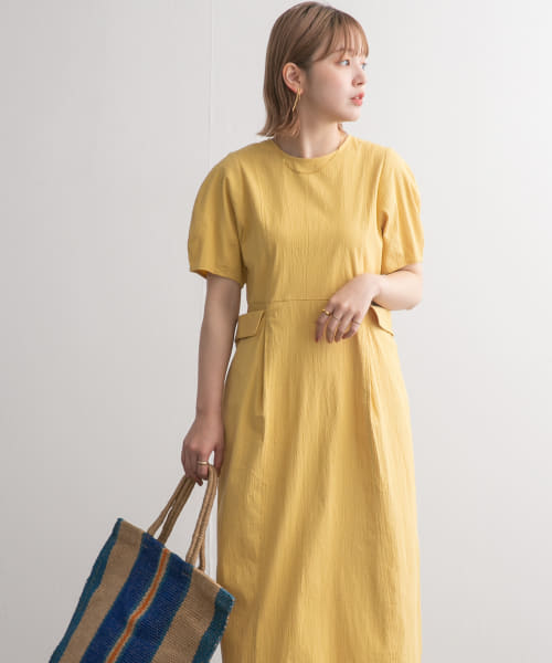 [KBF][サイドポケットコクーンワンピース]