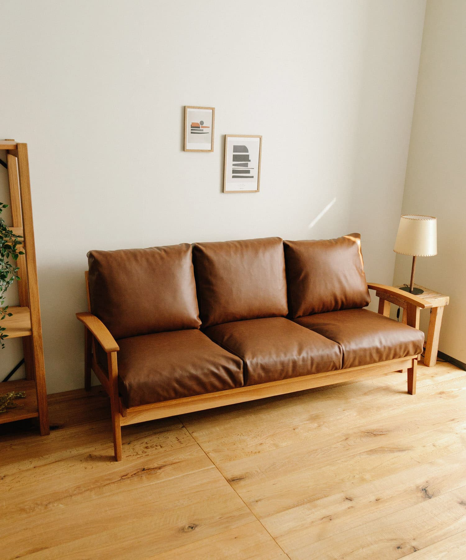 BOTHY PVC Sofa 3P オーク無垢材[URF-PVSF03P]｜URBAN RESEARCH公式ファッション通販