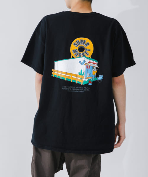 [URBS][SUPERMARKET　SMドーナツ Tシャツ]