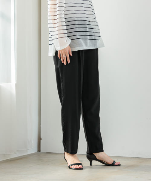 [URBAN RESEARCH][ポプリンドロストテーパードパンツ]