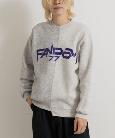 77circa　fandom print sweat top