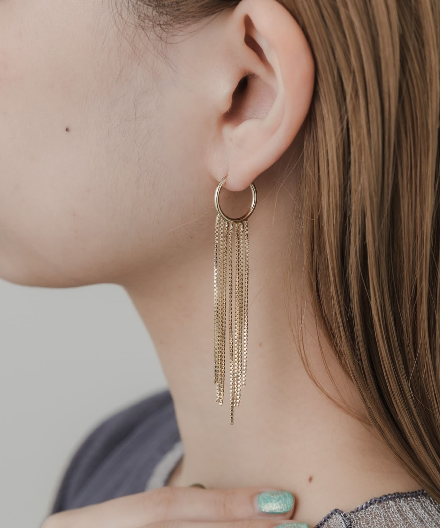 pluie プリュイ ドロップスLフープ ピアス ノベルティエコバッグ