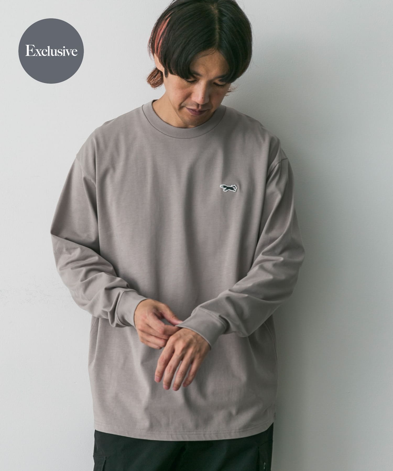 別注』PENNEYS×DOORS THE FOX 天竺 Long-Sleeve T-Shirts[DR46