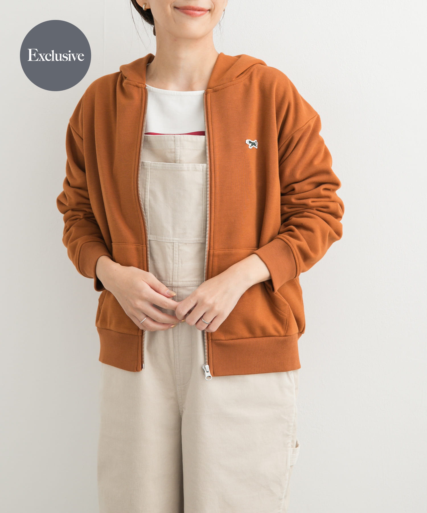 別注』PENNEYS×DOORS THE FOX 裏毛ジップパーカー[DR46-21R110