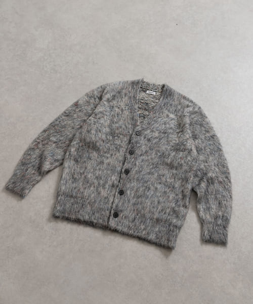 米富繊維　KOUHEN SHAGGY DOG CARDIGAN-1