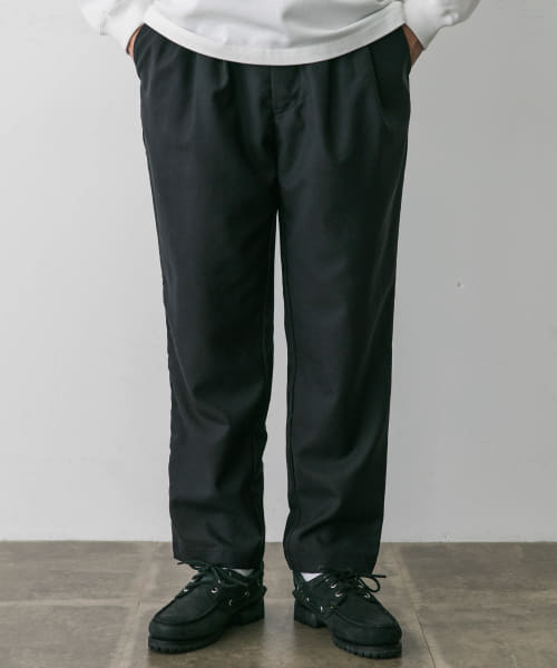 STILL BY HAND　Relaxed wool pants