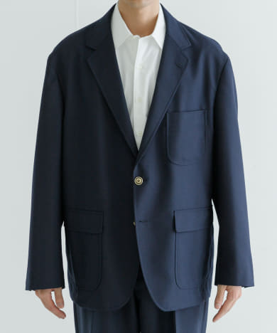 セール 国内 YLEVE HIGH TWIST SUMMERWOOL JACKET[1703120015-UM34]｜URBAN ジャケット・アウター