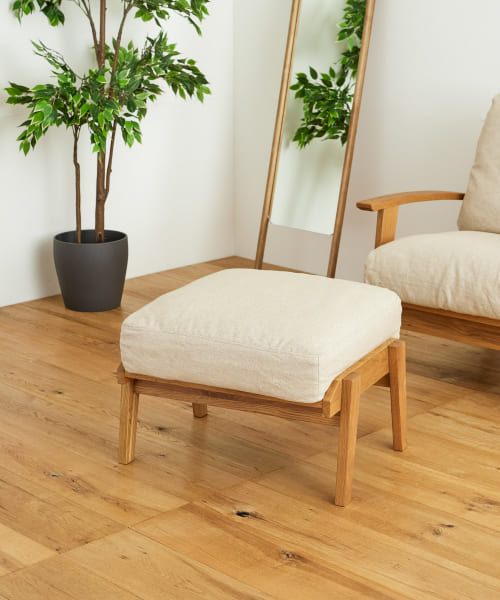 BOTHY　LINEN Ottoman オーク無垢材