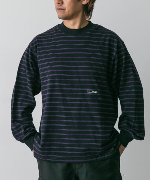 L.L.Bean　UnionLong-SleeveStripeT-shirts