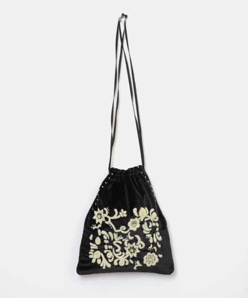 Khadi&co.　VELVET Embroidery Bag