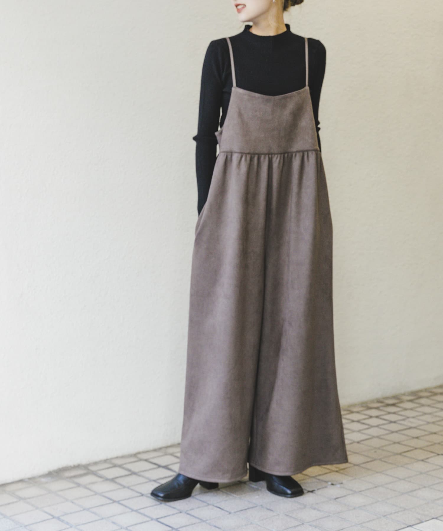 工場直売 リブニット×サロペットセット[IT47-26B001]｜URBAN RESEARCH公式 サロペット・オーバーオール・オールインワン