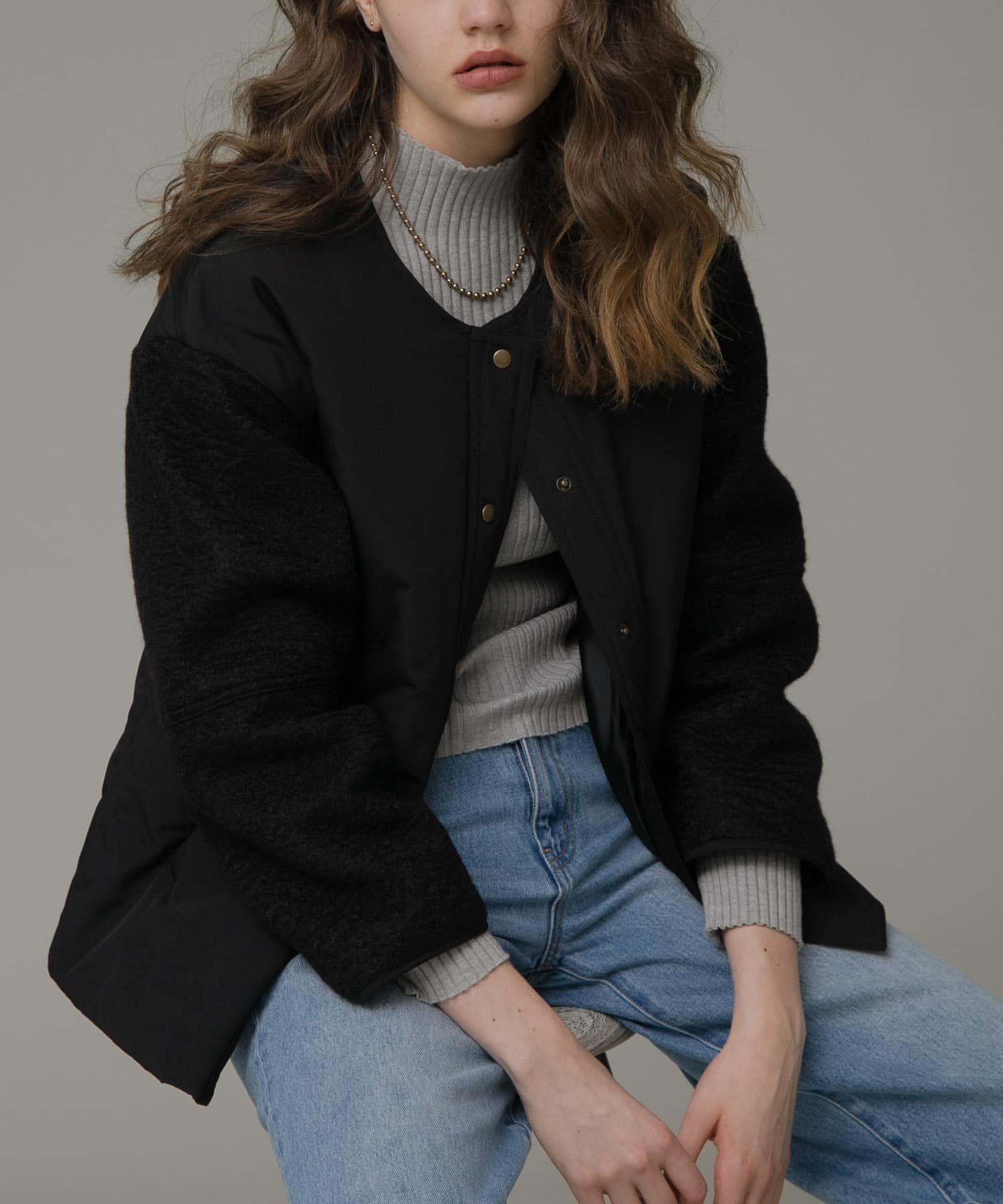 切替えノーカラーショートブルゾン[LA47-27R801]｜URBAN RESEARCH公式ファッション通販