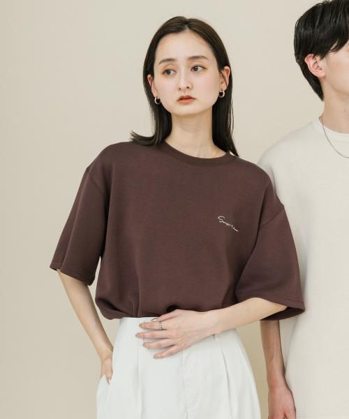 『一部WEB限定カラー』『ユニセックス』シシュウダンボールポンチショートスリーブTシャツ