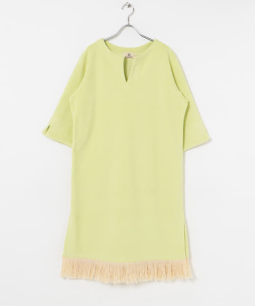 SEAGREEN　PLANE PILE ONE PIECE