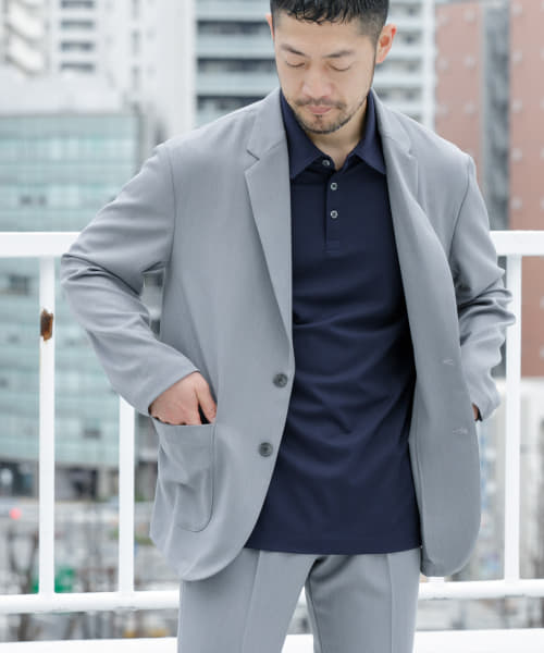 『セットアップ対応』カルゼストレッチジャケット