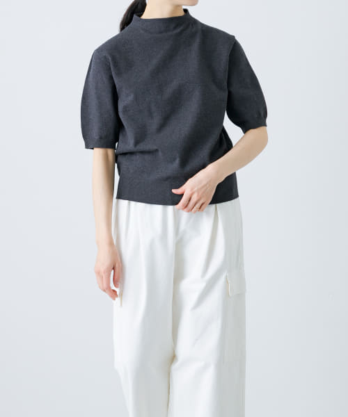 unfil　bottle-neck sweater