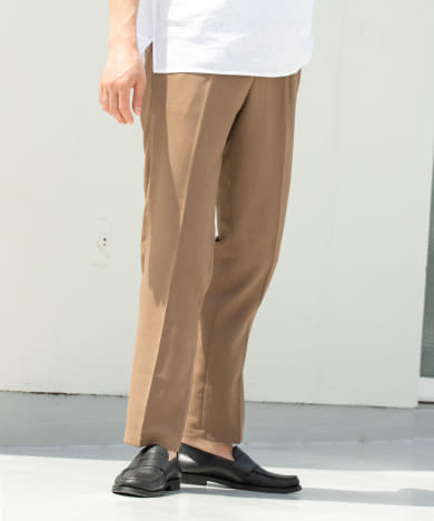 『WEB限定』『セットアップ対応』パナマ風ストレートパンツ