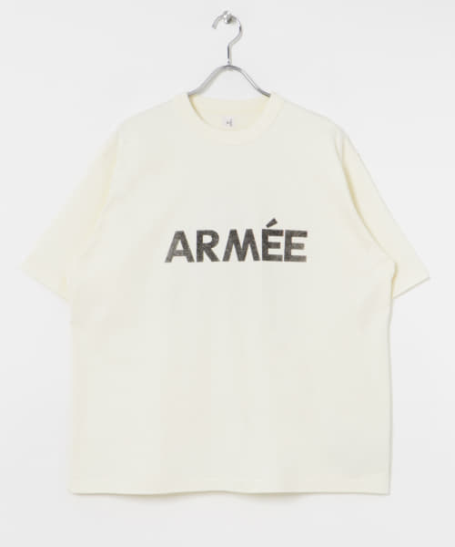 blurhmsROOTSTOCK　ARMEE Print T-shirts WIDE
