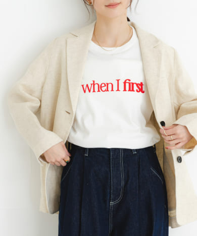 デザインロゴプリントTシャツ