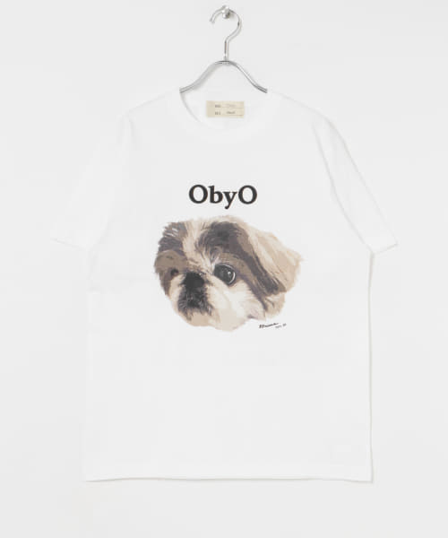 77circa　one by one print tee