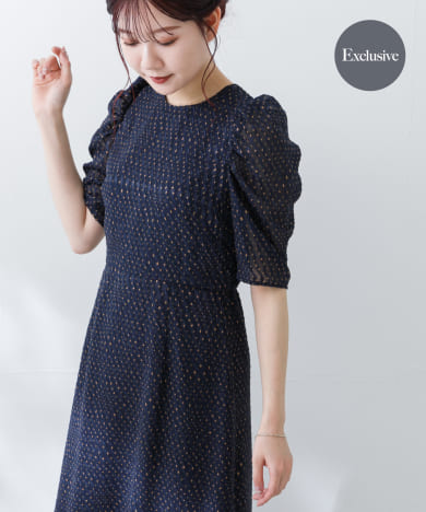 別注』Chaco×ROSSO カットジャガードドレス[RWA5-C7443411-4