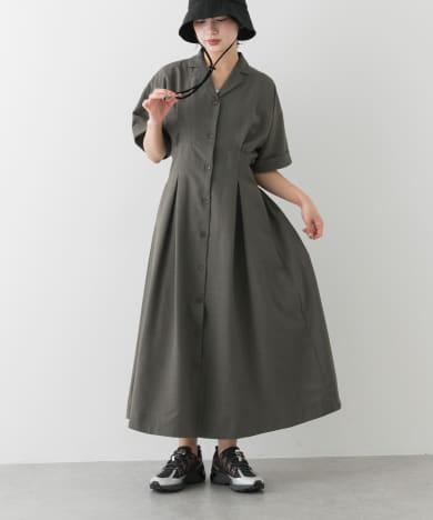 ウエストタックシャツワンピース