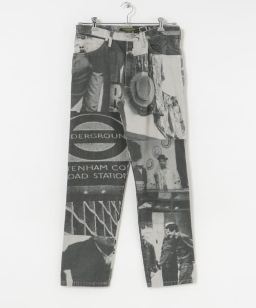 The DUFFER N NEPHEWS　PICTURE PRINT DENIM PANTS