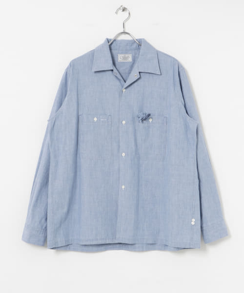 Unlikely　Open Collar Work Chambray