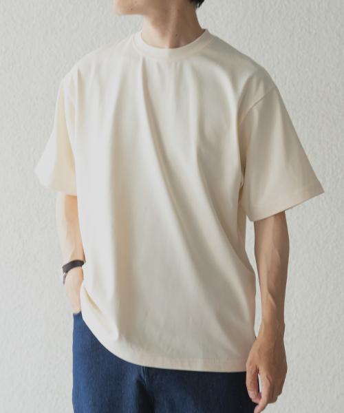 『XLサイズあり』接触冷感裏メッシュクルーネックtops