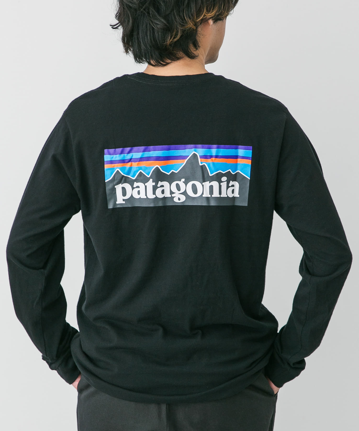 patagonia Long-Sleeve P-6 Logo Re-T-Shirts[DMA4-38518