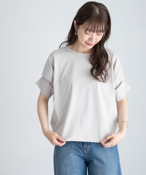 『WEB限定』吸水速乾UVクールタッチドルマンプルオーバー