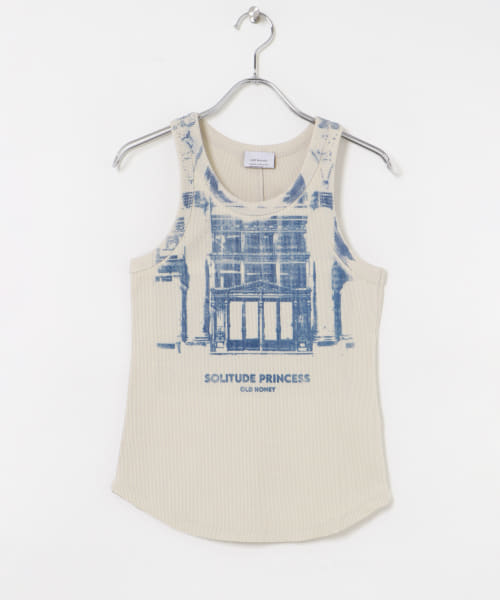 old honey　45℃ rib tanktop edifice
