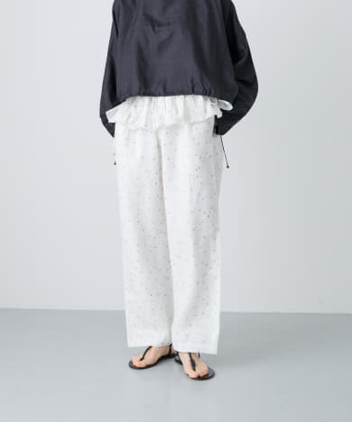 BUNON　Embroidery Pants