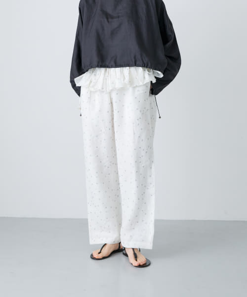 BUNON　Embroidery Pants