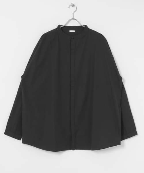 SEEALL　EXTRAOVER BAND COLLAR SHIRTS