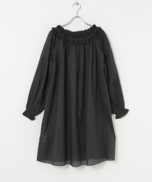 SUKU HOME　FRILL SMOCK DRESS