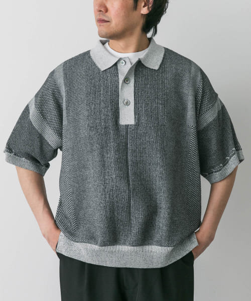 YASHIKI　Umiiro Knit Polo